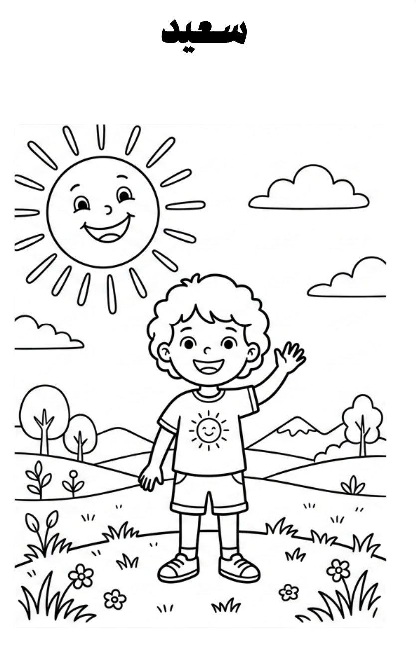 ألوان مشاعري - كتاب للأطفال